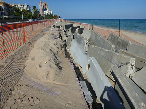 Design of Coastal Protection Structures for the State Road A1A Emergency Repair