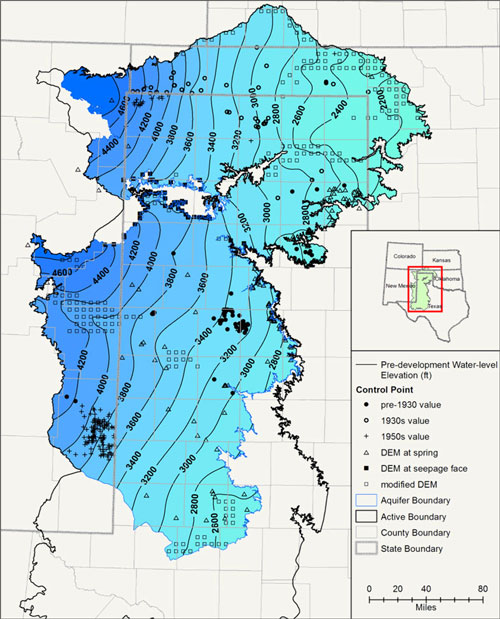 Groundwater Availability Models of Major and Minor Aquifers in Texas