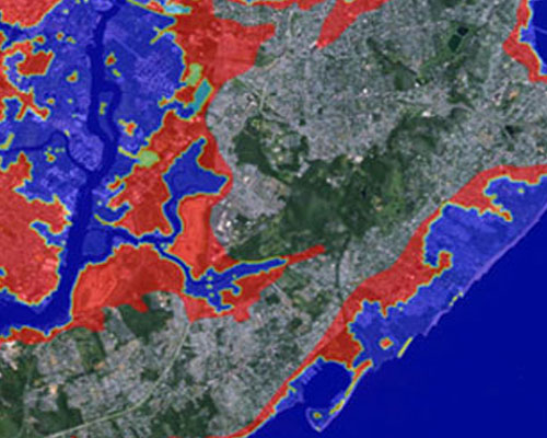 Hindcast of Storm-Surge from Hurricane Sandy